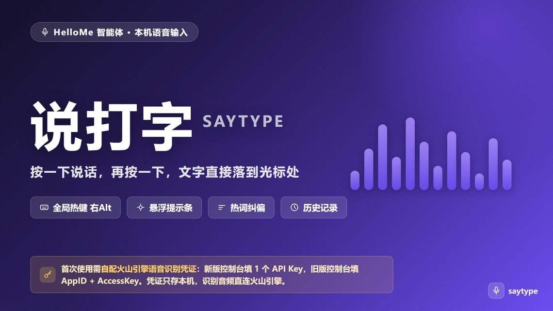 说打字 SayType